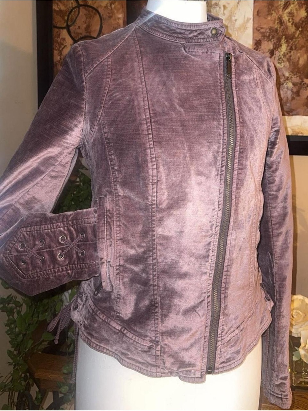 Free People moto-style jacket